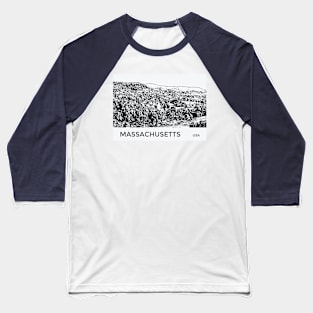 Massachusetts USA Baseball T-Shirt